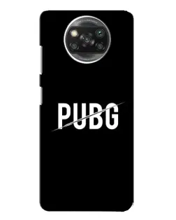 Чохол для Xiaomi POCO X3 Pro з картинкою «PUBG — білий логотип»