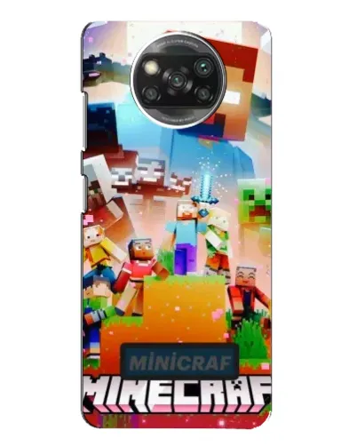 Чехол для Xiaomi POCO X3 Pro с картинкой «Minecraft герои игры» Чехол для Xiaomi POCO X3 Pro с картинкой «Minecraft герои игры»