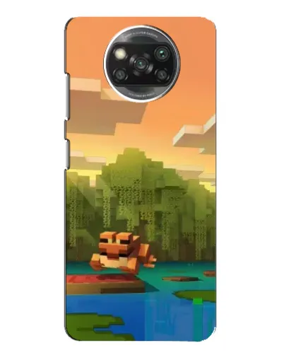 Чехол для Xiaomi POCO X3 Pro с картинкой «Майнкрафт закат солнца» Чехол для Xiaomi POCO X3 Pro с картинкой «Майнкрафт закат солнца»