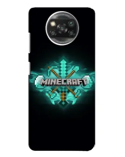 Чехол для Xiaomi POCO X3 Pro с картинкой «Minecraft Diamond лого» Чехол для Xiaomi POCO X3 Pro с картинкой «Minecraft Diamond лого»