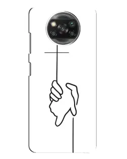 Чохол для Xiaomi POCO X3 Pro з картинкою «Рука тримає»