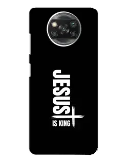 Чехол для Xiaomi POCO X3 Pro с картинкой «Вертикаль веры Jesus»