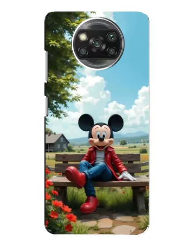 Чехол для Xiaomi POCO X3 Pro с картинкой «Микки на скамейке» Чехол для Xiaomi POCO X3 Pro с картинкой «Микки на скамейке»