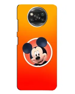 Чехол для Xiaomi POCO X3 Pro с картинкой «Mickey в круге»