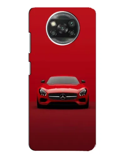 Чохол для Xiaomi POCO X3 Pro з картинкою «Червоний Mercedes AMG»