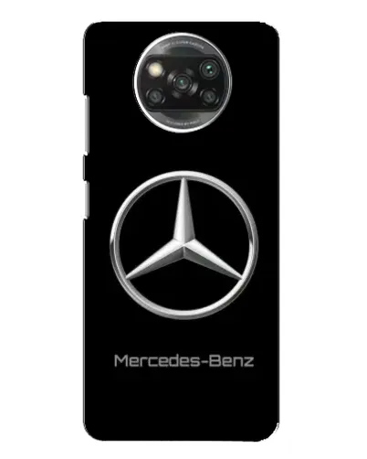 Чохол для Xiaomi POCO X3 Pro з картинкою «Mercedes Silver Logo»