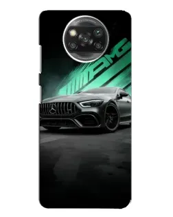 Чохол для Xiaomi POCO X3 Pro з картинкою «Темний Mercedes AMG»