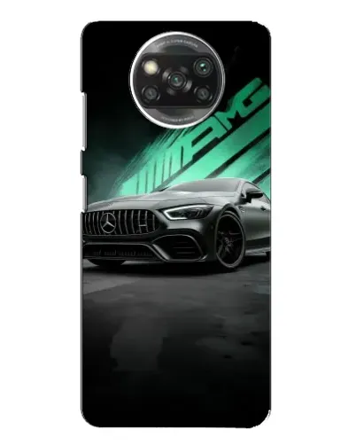 Чохол для Xiaomi POCO X3 Pro з картинкою «Темний Mercedes AMG»