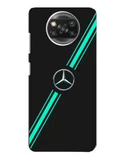 Чохол для Xiaomi POCO X3 Pro з картинкою «Спортивні лінії Mercedes»