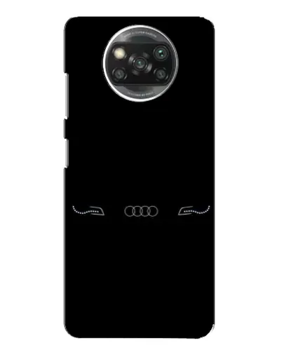 Чохол для Xiaomi POCO X3 Pro з картинкою «Audi — світловий підпис»