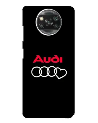 Чохол для Xiaomi POCO X3 Pro з картинкою «Логотип Audi Heart»
