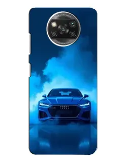 Чохол для Xiaomi POCO X3 Pro з картинкою «Audi — блакитна енергія»