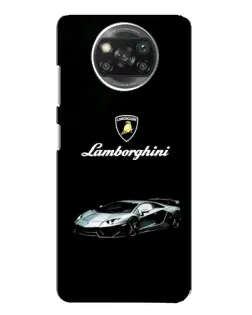 Чохол для Xiaomi POCO X3 Pro з картинкою «Логотип Lamborghini класика»