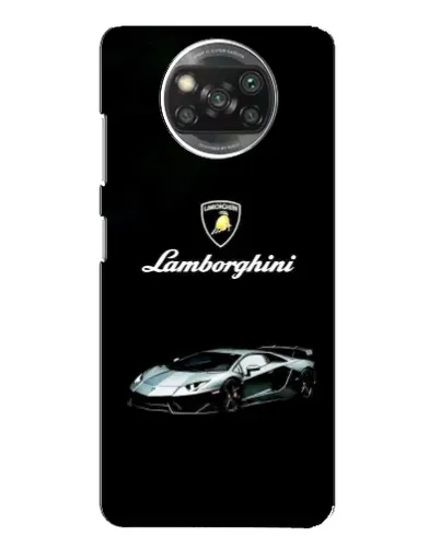 Чохол для Xiaomi POCO X3 Pro з картинкою «Логотип Lamborghini класика»