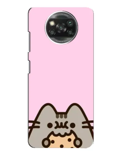 Чехол для Xiaomi POCO X3 Pro с картинкой «Pusheen и печенье» Чехол для Xiaomi POCO X3 Pro с картинкой «Pusheen и печенье»