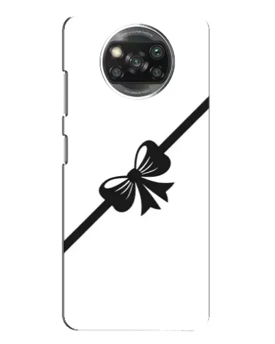 Чехол для Xiaomi POCO X3 Pro с картинкой «Диагональный бант» Чехол для Xiaomi POCO X3 Pro с картинкой «Диагональный бант»