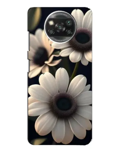 Чохол для Xiaomi POCO X3 Pro з картинкою «Білі маргаритки макро»