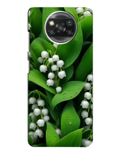 Чохол для Xiaomi POCO X3 Pro з картинкою «Конвалії в зелені»