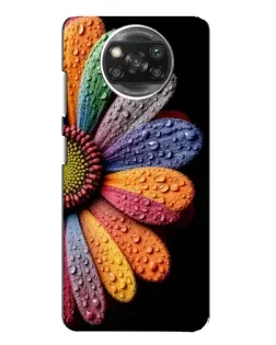 Чохол для Xiaomi POCO X3 Pro з картинкою «Райдужна квітка»