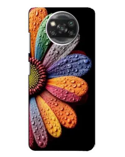 Чохол для Xiaomi POCO X3 Pro з картинкою «Райдужна квітка»