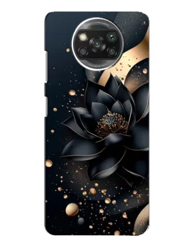 Чохол для Xiaomi POCO X3 Pro з картинкою «Чорний лотос»