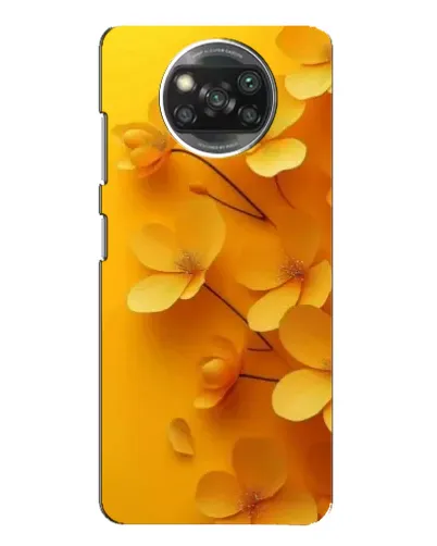 Чохол для Xiaomi POCO X3 Pro з картинкою «Золоті пелюстки»