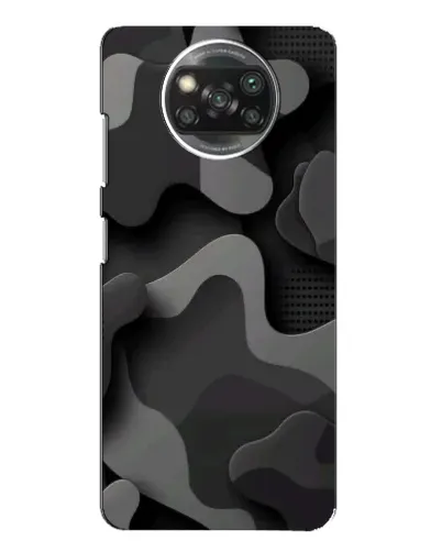 Чехол для Xiaomi POCO X3 Pro с картинкой «Темный абстрактный камуфляж»