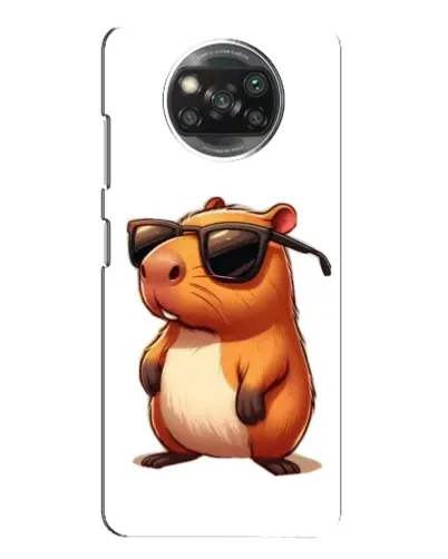 Чохол для Xiaomi POCO X3 Pro з картинкою «Капібара в окулярах» Чохол для Xiaomi POCO X3 Pro з картинкою «Капібара в окулярах»