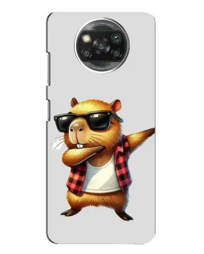 Чохол для Xiaomi POCO X3 Pro з картинкою «Капібара репер даб» Чохол для Xiaomi POCO X3 Pro з картинкою «Капібара репер даб»