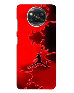Чехол для Xiaomi POCO X3 с картинкой «Jordan Red Smoke»