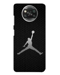 Чехол для Xiaomi POCO X3 с картинкой «Jordan Dark Carbon»
