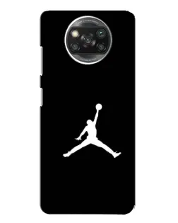 Чехол для Xiaomi POCO X3 с картинкой «Jordan Silhouette»