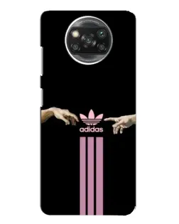 Чехол для Xiaomi POCO X3 с картинкой «Adidas Hands»