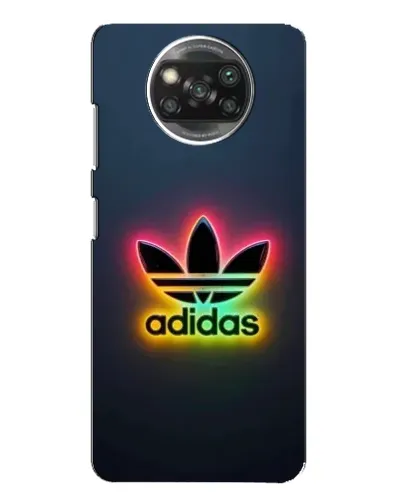 Чехол для Xiaomi POCO X3 с картинкой «Неоновый Adidas»