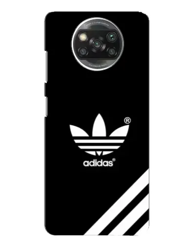 Чехол для Xiaomi POCO X3 с картинкой «Adidas с диагональными полосами»