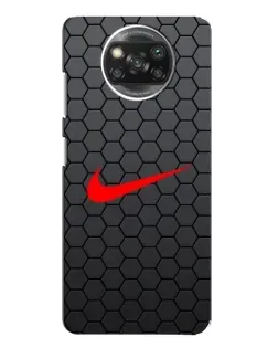 Чохол для Xiaomi POCO X3 з картинкою «Nike — карбонова сітка» Чохол для Xiaomi POCO X3 з картинкою «Nike — карбонова сітка»