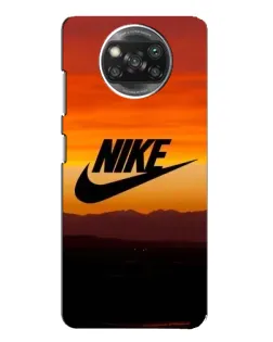 Чохол для Xiaomi POCO X3 з картинкою «Nike — вечірній горизонт»