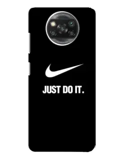 Чохол для Xiaomi POCO X3 з картинкою «Класичний принт Nike»