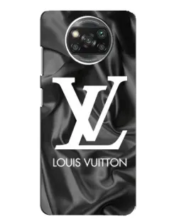 Чехол для Xiaomi POCO X3 с картинкой «Шелковый Louis Vuitton»