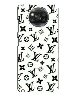 Чехол для Xiaomi POCO X3 с картинкой «Монохромный хаос LV»