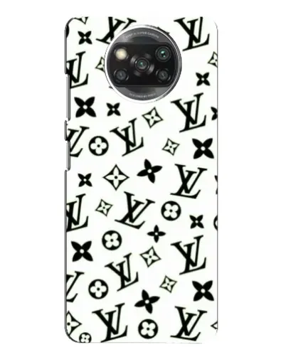 Чехол для Xiaomi POCO X3 с картинкой «Монохромный хаос LV»