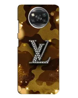 Чехол для Xiaomi POCO X3 с картинкой «Камуфляжный Louis Vuitton»