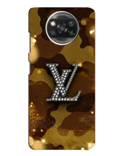 Чехол для Xiaomi POCO X3 с картинкой «Камуфляжный Louis Vuitton»