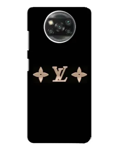 Чехол для Xiaomi POCO X3 с картинкой «Louis Vuitton — минимализм»