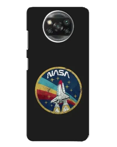 Чохол для Xiaomi POCO X3 з картинкою «NASA — емблема місії»