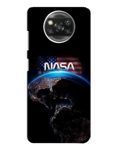 Чохол для Xiaomi POCO X3 з картинкою «Земля з космосу NASA»