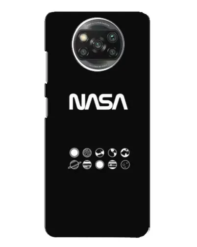 Чохол для Xiaomi POCO X3 з картинкою «NASA — технічний принт»