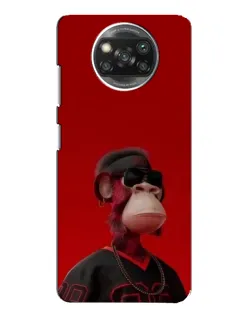 Чохол для Xiaomi POCO X3 з картинкою «Bored Ape в червоному» Чохол для Xiaomi POCO X3 з картинкою «Bored Ape в червоному»