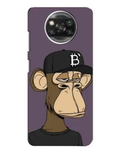 Чохол для Xiaomi POCO X3 з картинкою «Bored Ape в кепці»