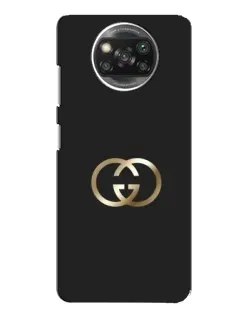 Чехол для Xiaomi POCO X3 с картинкой «Минимализм Gucci»